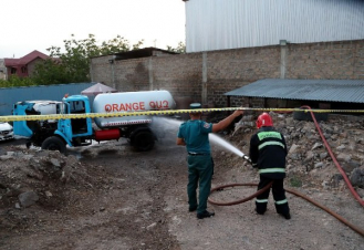 Գազալցակայանում հրդեհ է բռնկվել. կա տուժած