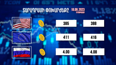 Տարադրամի փոխարժեքը. 18.09.2023