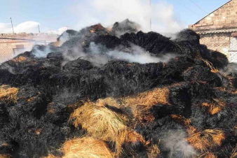 Այրվել է մոտ 200 հակ անասնակեր