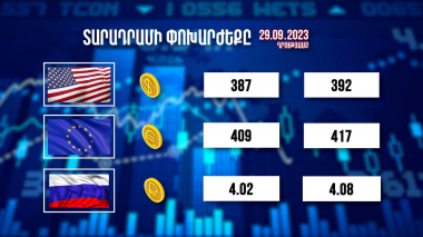 Տարադրամի փոխարժեքը. 29.09.2023