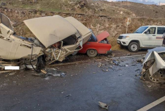 Սիսիան-Անգեղակոթ ավտոճանապարհին երեք ավտոմեքենաների բախման հետևանքով կա զոհ 