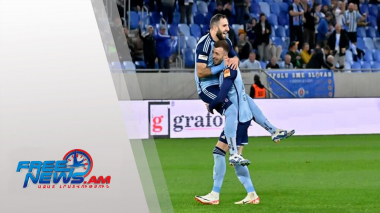 Տիգրան Բարսեղյանը շքեղ գոլ է խփել Սլովակիայի առաջնությունում