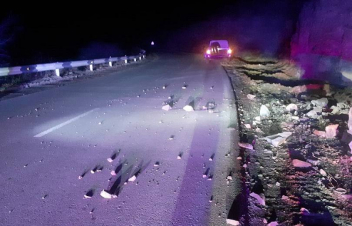 Ջերմուկի ճանապարհին տեղի է ունեցել քարաթափում