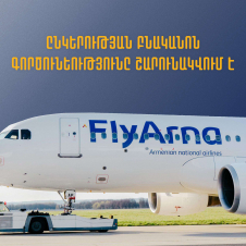 Ֆլայ Արնան հերքում է թռիչքների կասեցման վերաբերյալ մամուլում տարածված լուրերը