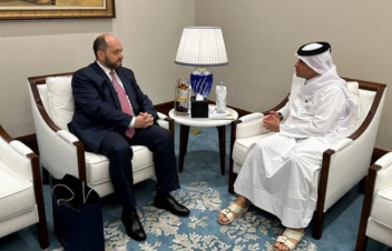 Արայիկ Հարությունյանը Կատարի Էմիրի դիվանի ղեկավարին ներկայացրել է «Խաղաղության խաչմերուկ» նախագիծը