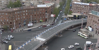 Ժամանակավորապես կդադարեցվի Բաղրամյան պողոտան Վազգեն Առաջին Վեհափառ փողոցին կապող ուղեանցի երթևեկությունը