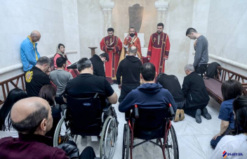 «Զինվորի տուն» վերականգնողական կենտրոնում Ճրագալույցի Սբ․ Պատարագ է մատուցվել
