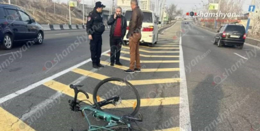 Երևանում Nissan-ը բախվել է հեծանիվին. հեծանվորդը տեղափոխվել է հիվանդանոց