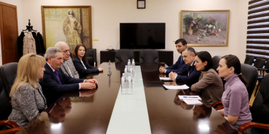 Ժաննա Անդրեասյանն ընդունել է Սուսերամարտի եվրոպական կոնֆեդերացիայի նախագահ Ջեորջիո Սկարցիոյին