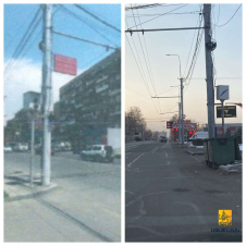 Աջափնյակում ապօրինի գովազդները ապամոնտաժվել են 