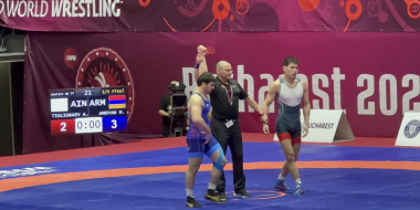 Ըմբշամարտի Եվրոպայի առաջնություն. Մանվել Խաչատրյանն ու Մալխաս Ամոյանը դուրս են եկել կիսաեզրափակիչ