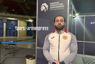 Ծանրորդ Ռաֆիկ Հարությունյանը Եվրոպայի առաջնության բրոնզե մեդալակիր է