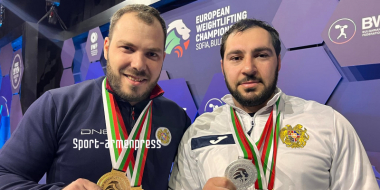 Հակոբ Մկրտչյանը՝ ծանրամարտի Եվրոպայի կրկնակի չեմպիոն, Դավիթ Հովհաննիսյանը՝ փոխչեմպիոն