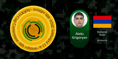 1 ոսկե և 2 բրոնզե մեդալ` ինֆորմատիկայի InfO(1)CUP միջազգային օլիմպիադայում