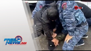 Կադրեր` Նարեկ Սամսոնյանի ձերբակալությունից