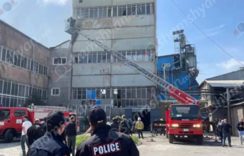 Հրդեհ Սամվել Ալեքսանյանին պատկանող ձեթի գործարանում. հայտարարվել է «ԲԻՍ 1» աստիճան