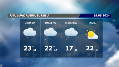 Եղանակի տեսություն. 19.05.2024