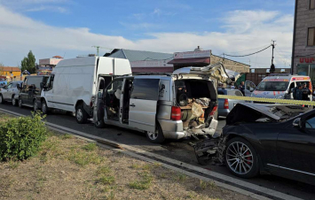 Շղթայական ավտովթար՝ Աշտարակի խճուղում․ կա 7 վիրավոր