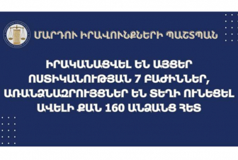 ՄԻՊ-ն արձանագրել է ոստիկանների կողմից բազմաթիվ խախտումներ՝ բողոքի ակցիայի ընթացքում