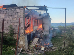 Հրդեհ Չորաթան գյուղում