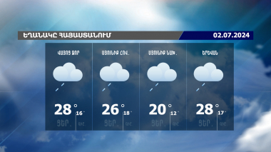 Եղանակի տեսություն. 02.07.2024