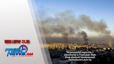 Հայաստանը ողջունել է Լիբանանի և Իսրայելի միջև ձեռք բերված հրադադարի համաձայնությունը