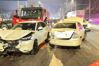 Մյասնիկյան պողոտայում մեքենաներ են բախվել․ կա տուժած