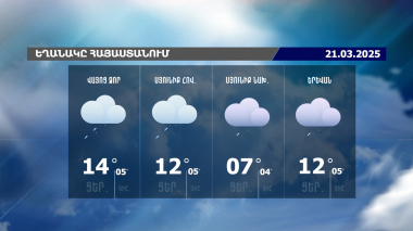 Եղանակի տեսություն. 21.03.2025