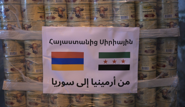 Մարդասիրական օգնություն տանող բեռնատարները Հայաստանից ուղևորվել են Սիրիա