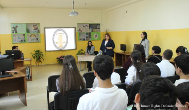 ՄԻՊ-ն աշակերտների հետ քննարկել է բուլինգի ու դրա կանխարգելման միջոցների հետ կապված հարցեր