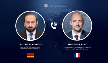 Արարատ Միրզոյանը հեռախոսազրույց է ունեցել Ֆրանսիայի ԱԳ նախարարի հետ