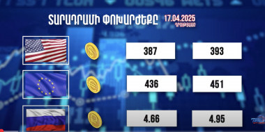 Տարադրամի փոխարժեքը. 17.04.2025