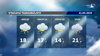 Եղանակի տեսություն. 19.04.2024