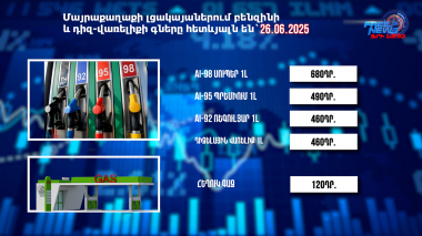 Փոխարժեքներ և տնտեսական լուրեր 26.06.2025