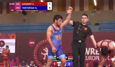 Գասպար Տերտերյանը կիսաեզրափակչում հաղթել է ադրբեջանցի ըմբիշին և դուրս եկել եզրափակիչ