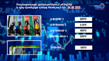 Փոխարժեքներ և տնտեսական լուրեր 04.08.2025