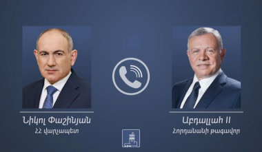 Հորդանանի թագավորը ՀՀ վարչապետին շնորհավորել է բանակցությունների արդյունքում խաղաղության հաստատման առիթով և իր աջակցությունը հայտնել գործընթացին