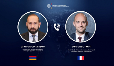 Արարատ Միրզոյանն ու Ժան-Նոել Բարոն մտքեր են փոխանակել տարածաշրջանում ստեղծվելիք քաղաքական և տնտեսական աննախադեպ հնարավորությունների շուրջ