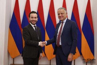 Հայկ Կոնջորյանն ու Վասիլիս Մարագոսը քննարկել են ՀՀ-ԵՄ համագործակցության հեռանկարները