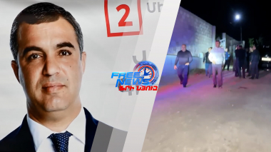 Ինչպես է դիմակավորված անձը կրակում Փարաքարի համայնքապետին