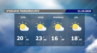 Ինչպիսի եղանակ է սպասվում առաջիկա օրերին