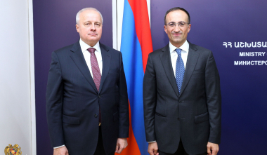 Հայաստան-Ռուսաստան համագործակցություն սոցիալական ոլորտում․ Արսեն Թորոսյանն ընդունել է Սերգեյ Կոպիրկինին