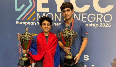 Հայաստանի շախմատի ֆեդերացիան ամփոփել է Եվրոպայի պատանիների առաջնության արդյունքները