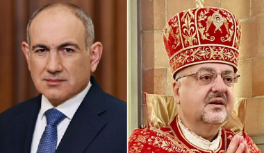 Հարգանքներիս հավաստիքը Շվեյցարիայի թեմի առաջնորդական տեղապահ Տեր Գուսան ծայրագույն վարդապետ Ալճանյանին. Նիկոլ Փաշինյան