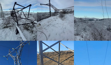 Ավարտվել են Այրում 35կՎ օդային գծի վթարավերականգնողական աշխատանքները. ՀԷՑ