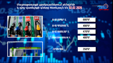 Փոխարժեքներ և տնտեսական լուրեր 02.02.2026