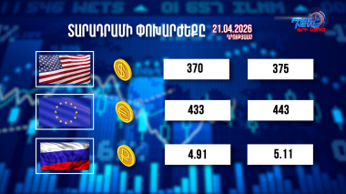 Փոխարժեքներ և տնտեսական լուրեր 21.04.2026