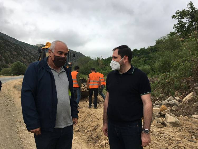 Հիմնանորոգվում է Քաջարան-Մեղրի ավտոճանապարհը