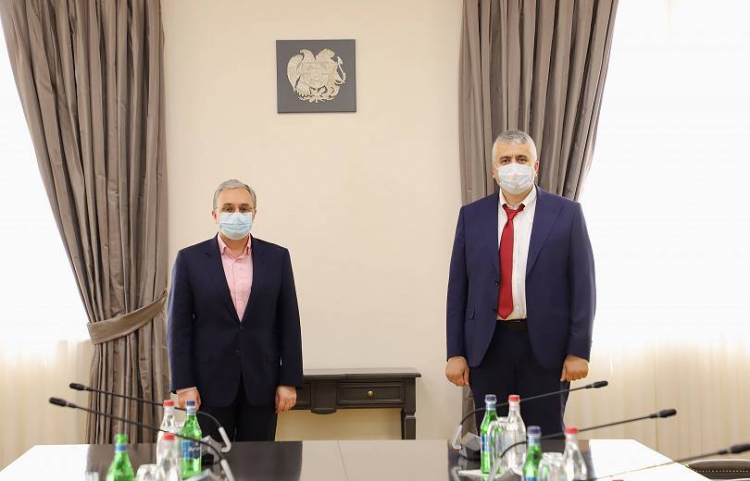 ԱԳ նախարար Զոհրաբ Մնացականյանը հանդիպել է «Հայ փախստականների հարթակ»-ի նախաձեռնող խմբի համակարգողի հետ