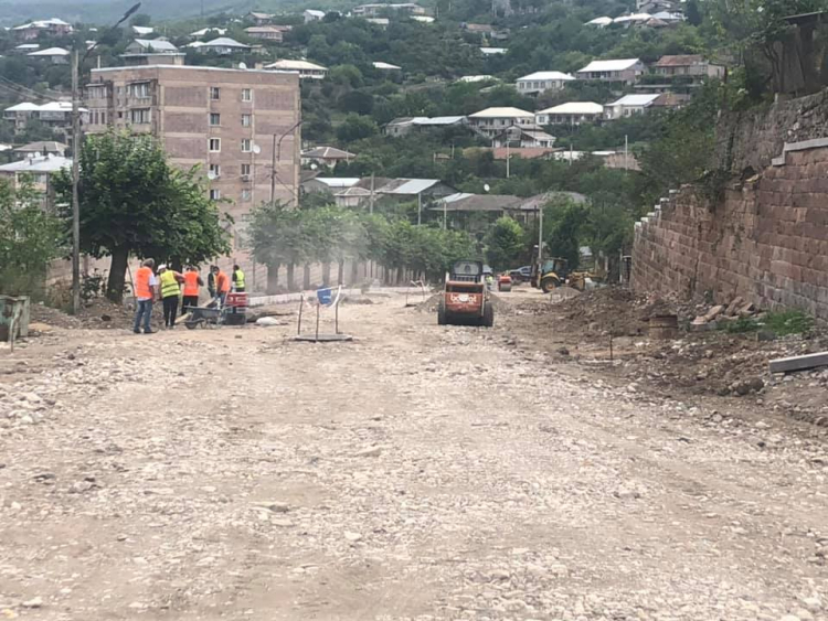 Նորոգվում է Իջեւանի Մայիսի 28-ի փողոցը